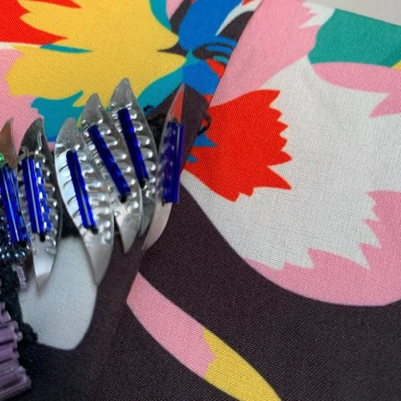 Dida Bole tropical print beaded dress - Picture 3 of 16